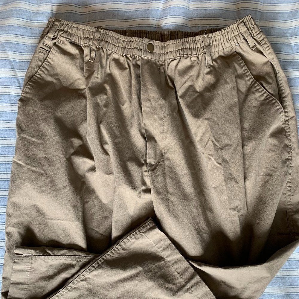 Haband Casual Joe Men’s Khaki Pants, SZ 42M